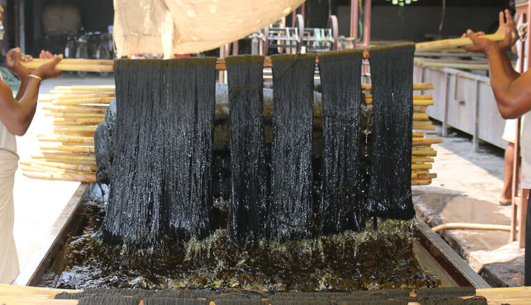 Dyeing In Rug Making