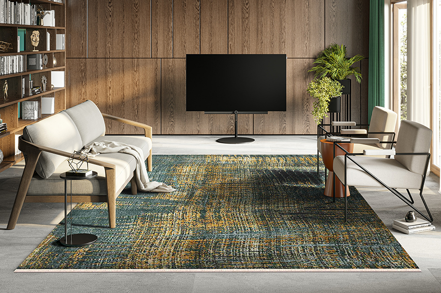 How can you achieve a timeless appearance for your home by incorporating a With the carpet